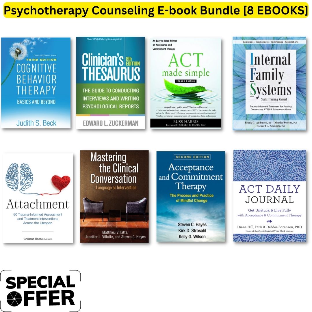 Psychology Counseling E-book Bundle [8 EBOOKS]