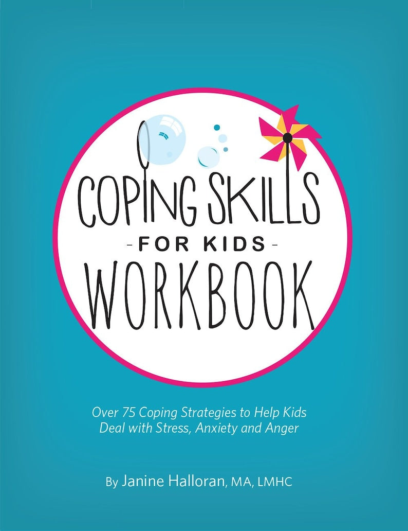 Coping Skills for Kids: Workbook & Flip Chart Set - Stress, Anxiety, and Anger Management Tools for Families